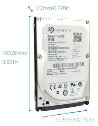 New Laptop Hard Disk 500GB SATA Seagate